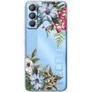 Прозрачный чехол BoxFace Tecno POP 5 LTE Floral