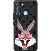 Черный чехол BoxFace Tecno POP 5 LTE looney bunny