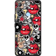 Черный чехол BoxFace Tecno POP 5 LTE Rock Graffiti