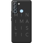 Черный чехол BoxFace Tecno POP 5 LTE Minimalistic