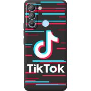 Черный чехол BoxFace Tecno POP 5 LTE Tik Tok