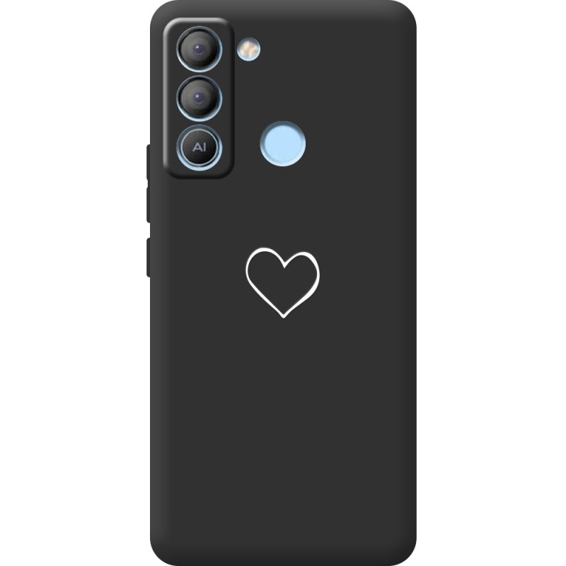 Черный чехол BoxFace Tecno POP 5 LTE My Heart