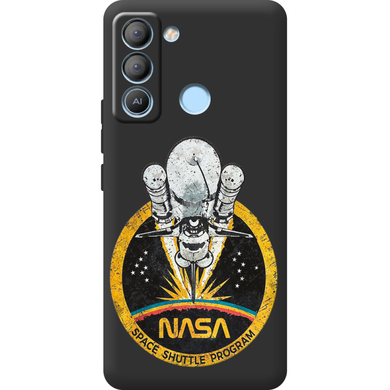 Черный чехол BoxFace Tecno POP 5 LTE NASA Spaceship