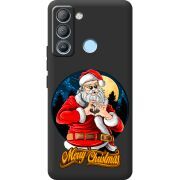 Черный чехол BoxFace Tecno POP 5 LTE Cool Santa