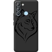 Черный чехол BoxFace Tecno POP 5 LTE Wolf