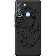 Черный чехол BoxFace Tecno POP 5 LTE Lion