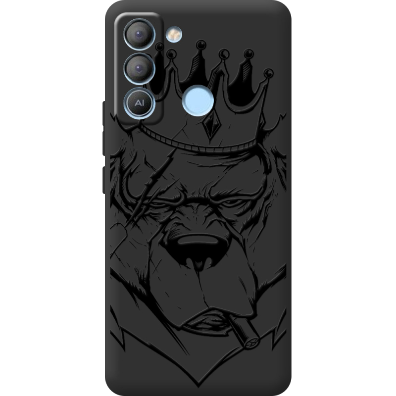 Черный чехол BoxFace Tecno POP 5 LTE Bear King