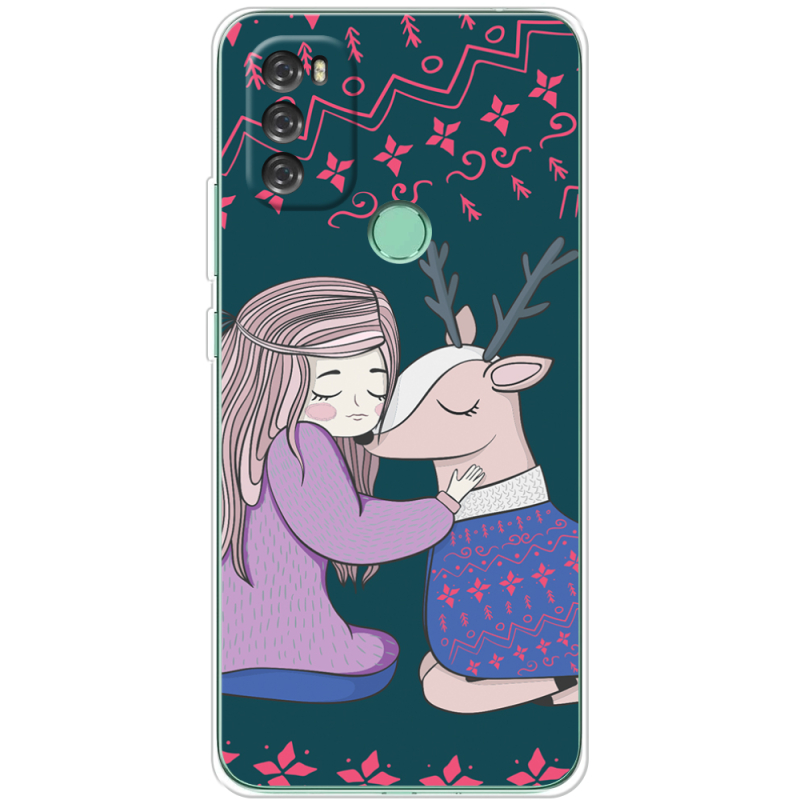 Чехол BoxFace Blackview A70 Girl and deer