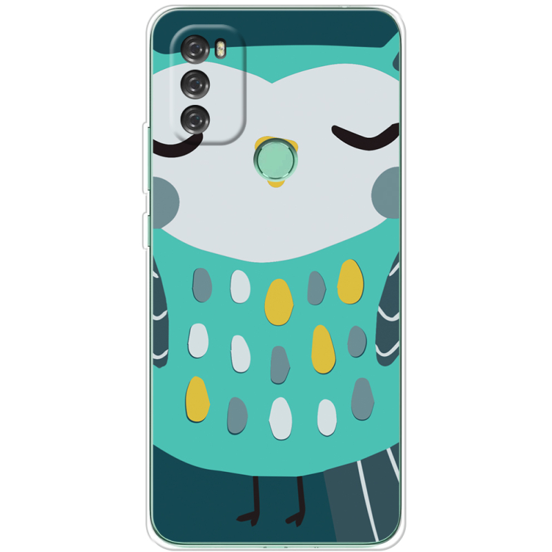 Чехол BoxFace Blackview A70 Green Owl