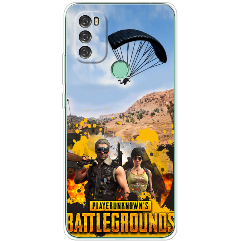 Чехол BoxFace Blackview A70 Pubg parachute