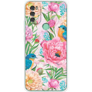 Чехол BoxFace Blackview A70 Birds in Flowers