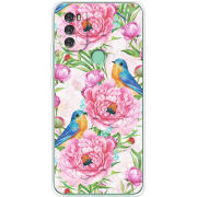Чехол BoxFace Blackview A70 Birds and Flowers