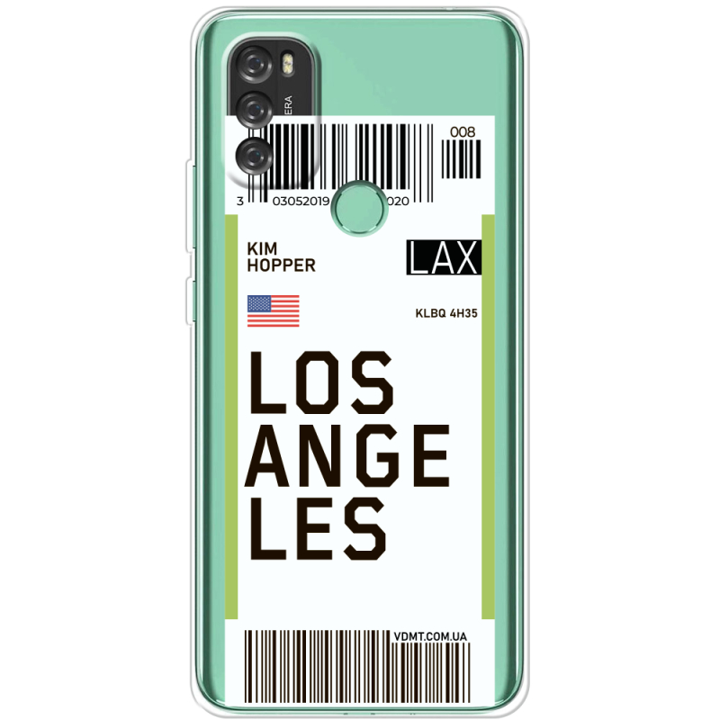 Прозрачный чехол BoxFace Blackview A70 Ticket Los Angeles