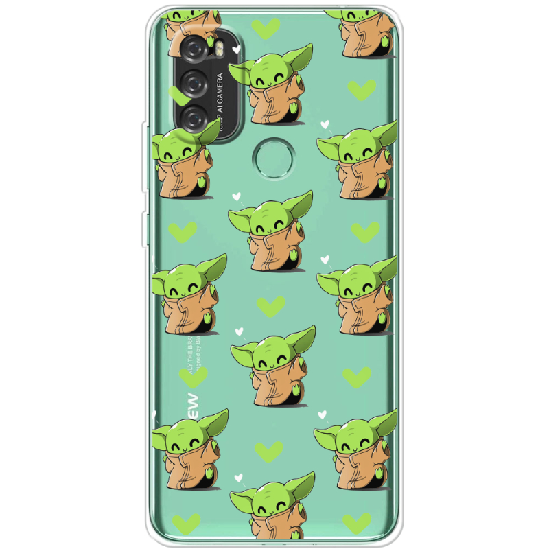 Прозрачный чехол BoxFace Blackview A70 Pattern Baby Yoda