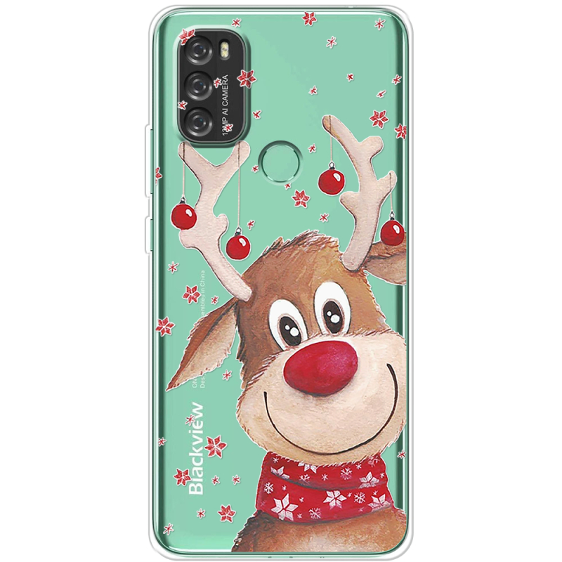 Прозрачный чехол BoxFace Blackview A70 Winter Deer