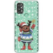 Прозрачный чехол BoxFace Blackview A70 Christmas Deer with Snow