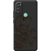 Черный чехол BoxFace Blackview A70 Chinese Dragon