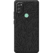 Черный чехол BoxFace Blackview A70 Leaves