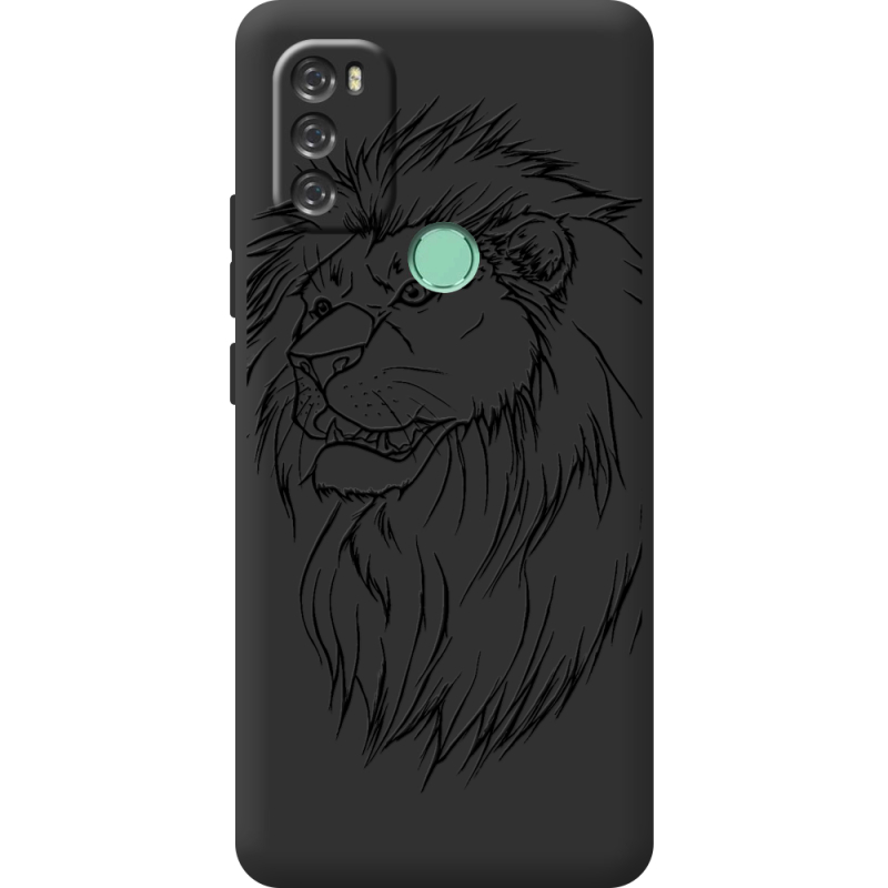 Черный чехол BoxFace Blackview A70 Lion