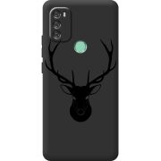 Черный чехол BoxFace Blackview A70 Deer