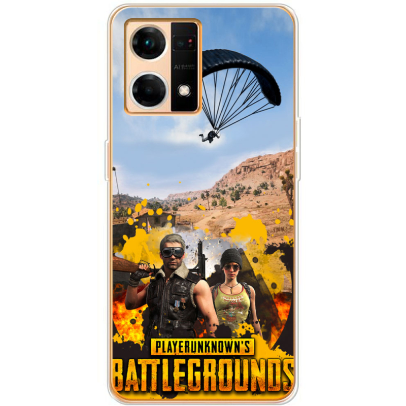 Чехол BoxFace OPPO Reno 7 4G Pubg parachute