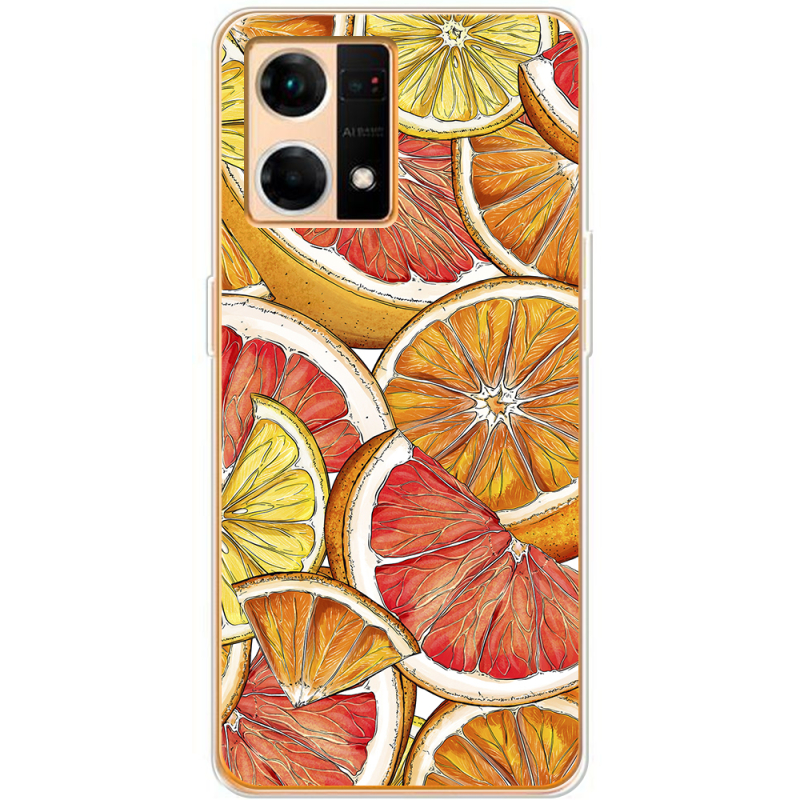 Чехол BoxFace OPPO Reno 7 4G Citrus Pattern