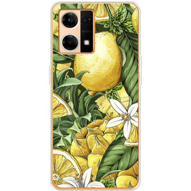 Чехол BoxFace OPPO Reno 7 4G Lemon Pattern