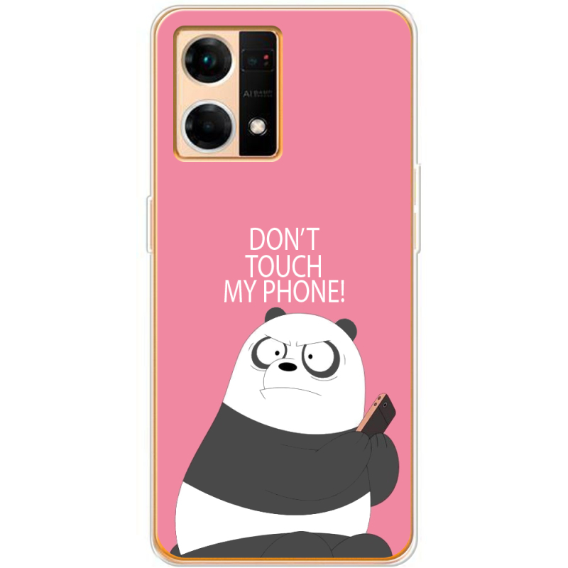 Чехол BoxFace OPPO Reno 7 4G Dont Touch My Phone Panda