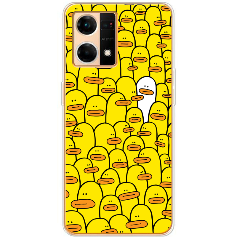 Чехол BoxFace OPPO Reno 7 4G Yellow Ducklings