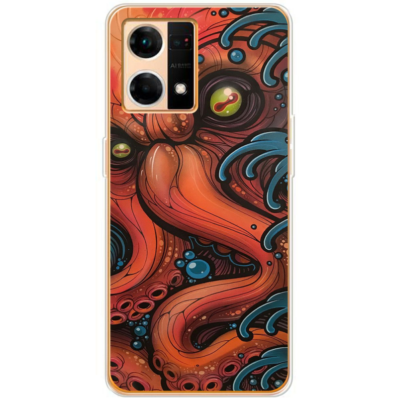 Чехол BoxFace OPPO Reno 7 4G Octopus