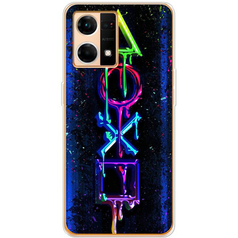 Чехол BoxFace OPPO Reno 7 4G Graffiti symbols