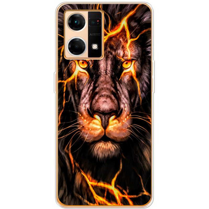 Чехол BoxFace OPPO Reno 7 4G Fire Lion