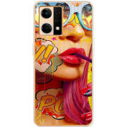 Чехол BoxFace OPPO Reno 7 4G Yellow Girl Pop Art