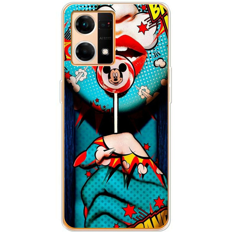 Чехол BoxFace OPPO Reno 7 4G Girl Pop Art