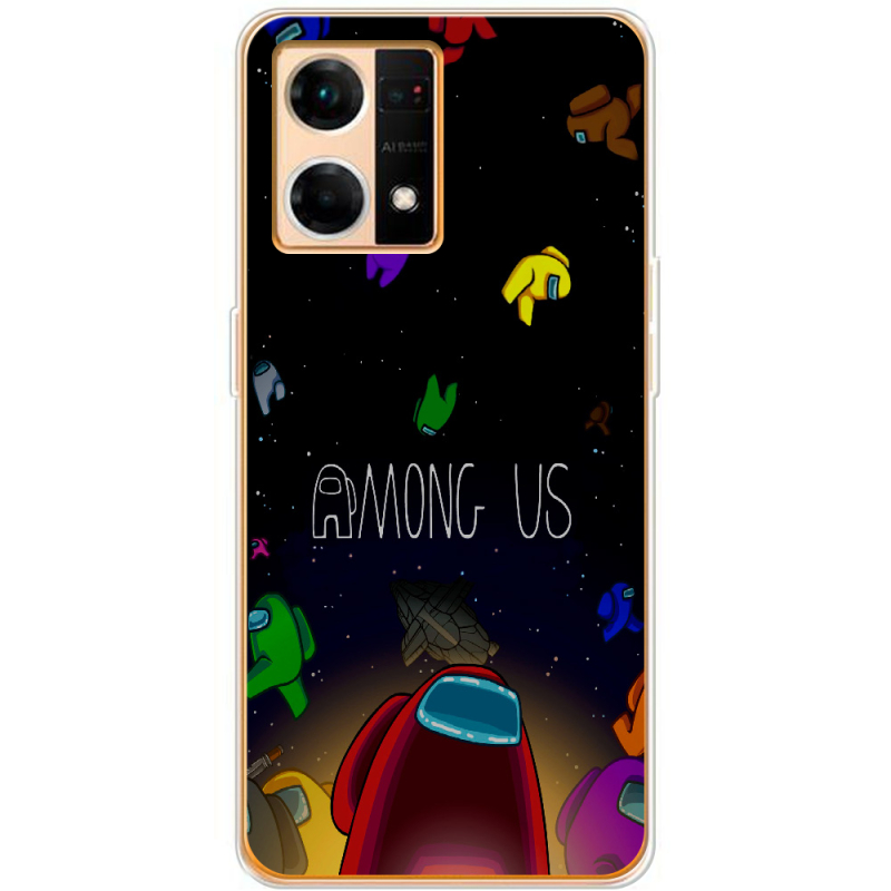 Чехол BoxFace OPPO Reno 7 4G Among Us