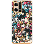 Чехол BoxFace OPPO Reno 7 4G Anime Stickers