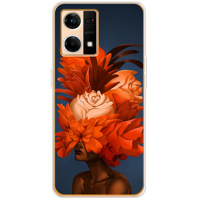 Чехол BoxFace OPPO Reno 7 4G Exquisite Orange Flowers