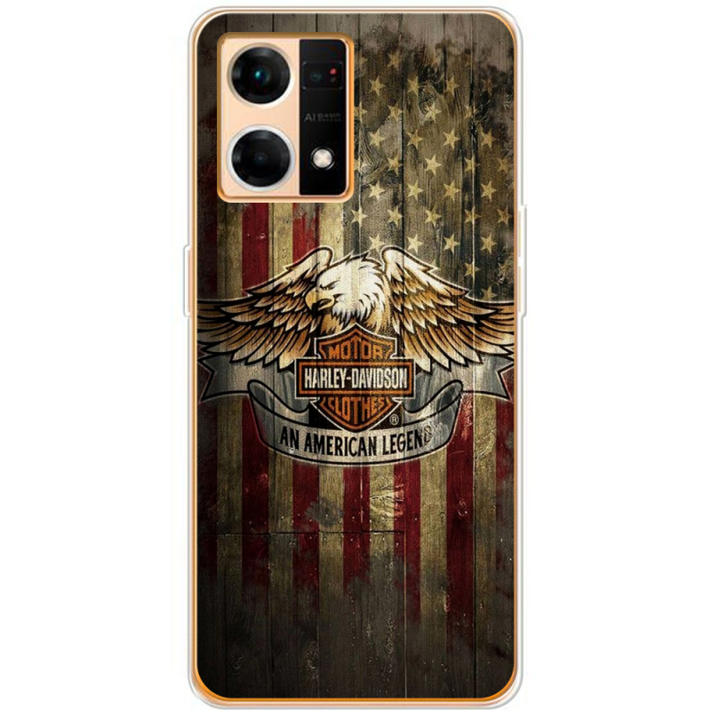 Чехол BoxFace OPPO Reno 7 4G Harley An American Legend