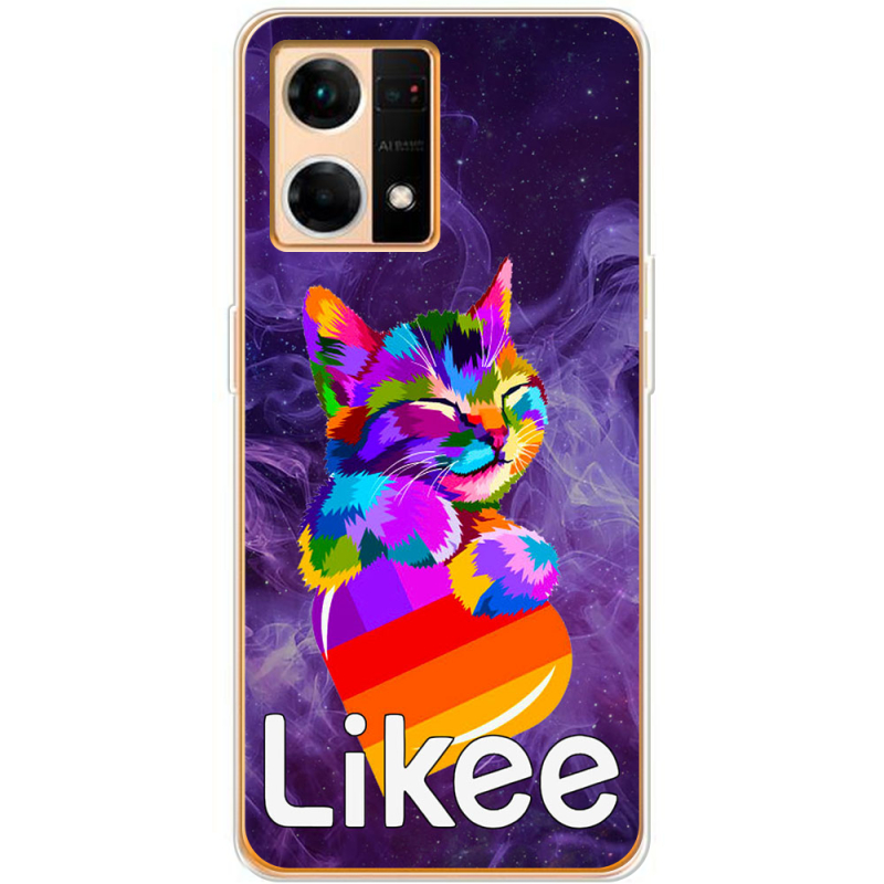 Чехол BoxFace OPPO Reno 7 4G Likee Cat