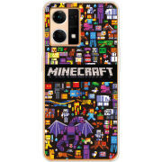 Чехол BoxFace OPPO Reno 7 4G Minecraft Mobbery