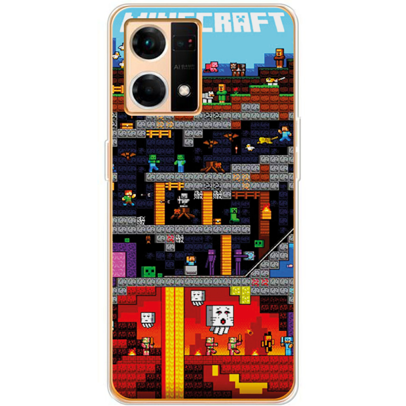 Чехол BoxFace OPPO Reno 7 4G Minecraft Lode Runner