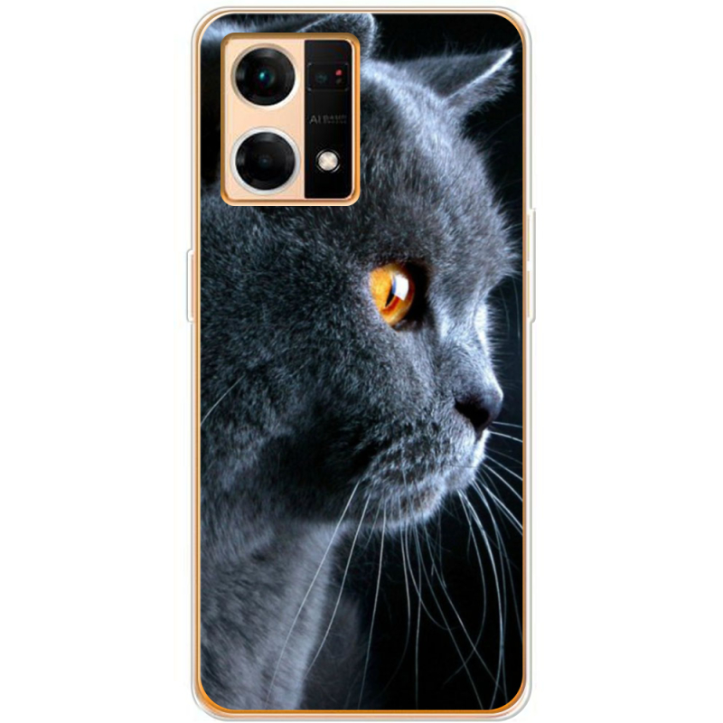 Чехол BoxFace OPPO Reno 7 4G English cat