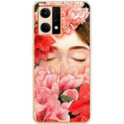 Чехол BoxFace OPPO Reno 7 4G Girl in Flowers