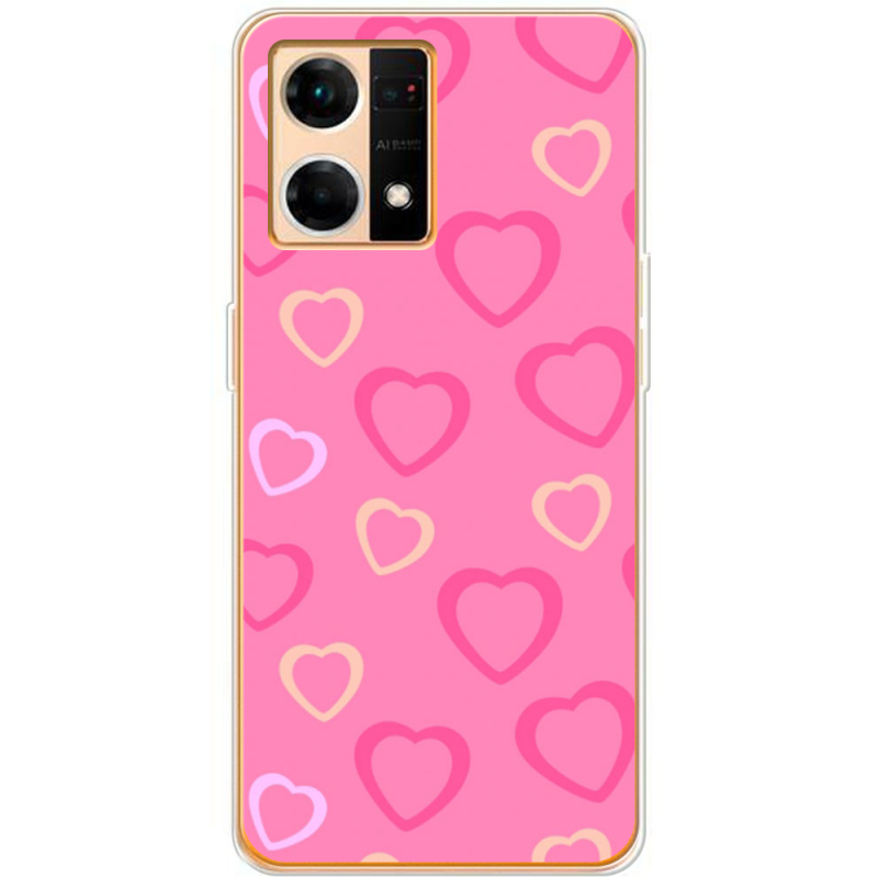 Чехол BoxFace OPPO Reno 7 4G Sugar Hearts