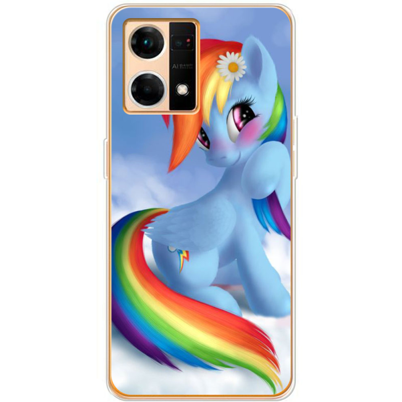 Чехол BoxFace OPPO Reno 7 4G My Little Pony Rainbow Dash