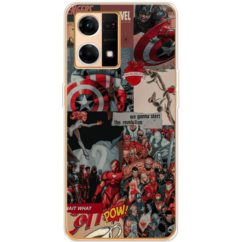 Чехол BoxFace OPPO Reno 7 4G Marvel Avengers