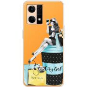 Прозрачный чехол BoxFace OPPO Reno 7 4G City Girl