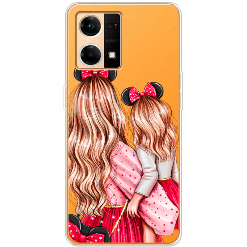 Прозрачный чехол BoxFace OPPO Reno 7 4G Mouse Girls