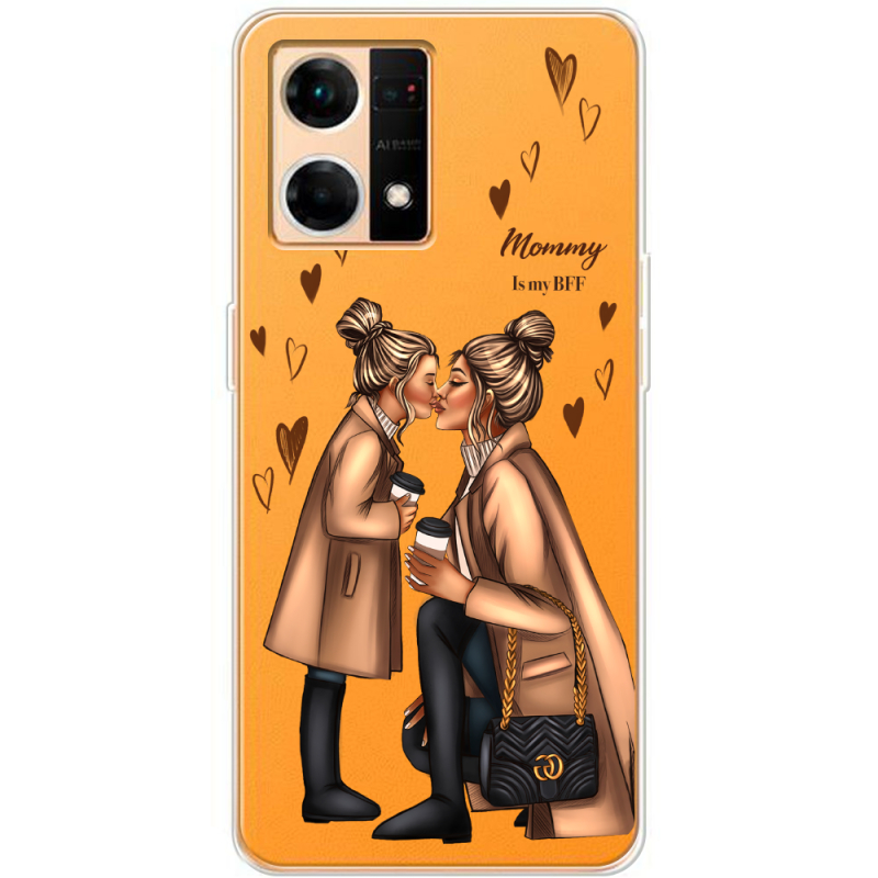 Прозрачный чехол BoxFace OPPO Reno 7 4G Mommy Is My BFF