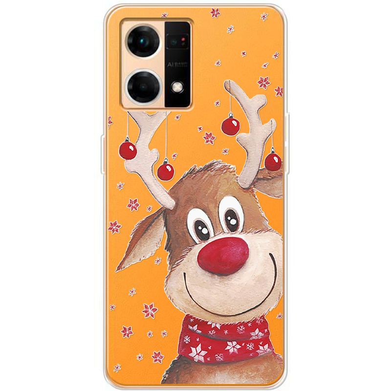 Прозрачный чехол BoxFace OPPO Reno 7 4G Winter Deer